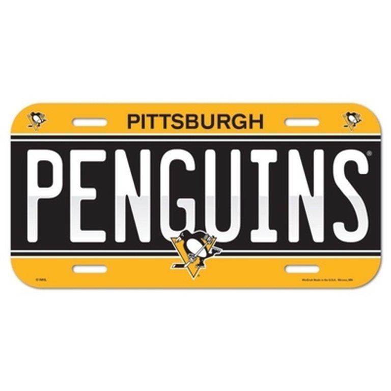 License Plate Pittsburgh Penguins
