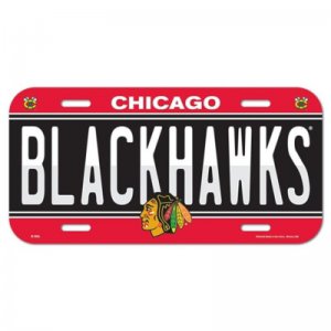 License Plate Chicago Blackhawks