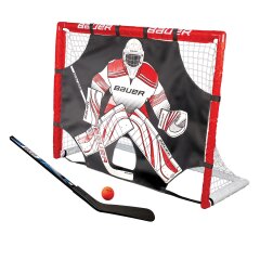 Bauer Streethockey Goal Set 48" incl. Torwand, Schläger & Ball