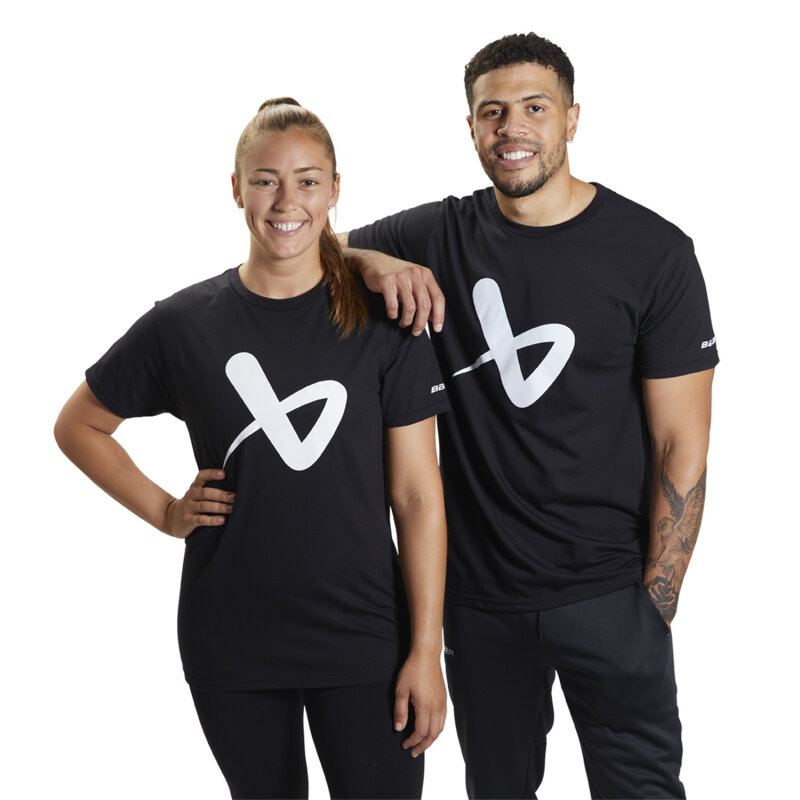 Bauer SS Tee Core Crew Senior schwarz