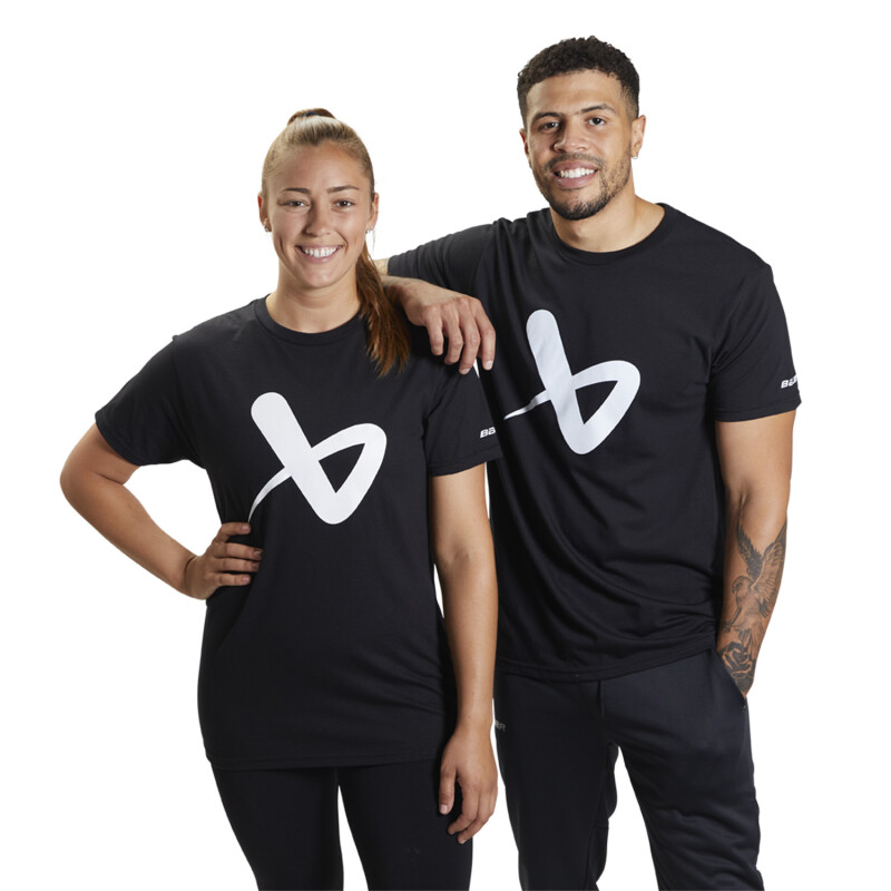 Bauer SS Tee Core Crew Senior schwarz L
