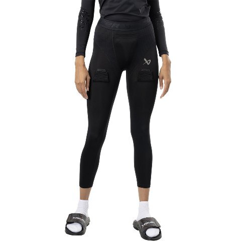 BAUER Damen Compression Jill Hose - Sr. Schwarz 6 (S)