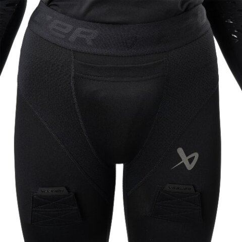 BAUER Damen Compression Jill Hose - Sr. Schwarz 6 (S)