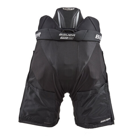 BAUER Hose Pro Series Velcro - Sr. Schwarz M