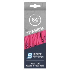 BLUE SPORTS Titanium Pro Schnürsenkel gewachst Pink 96"/244cm