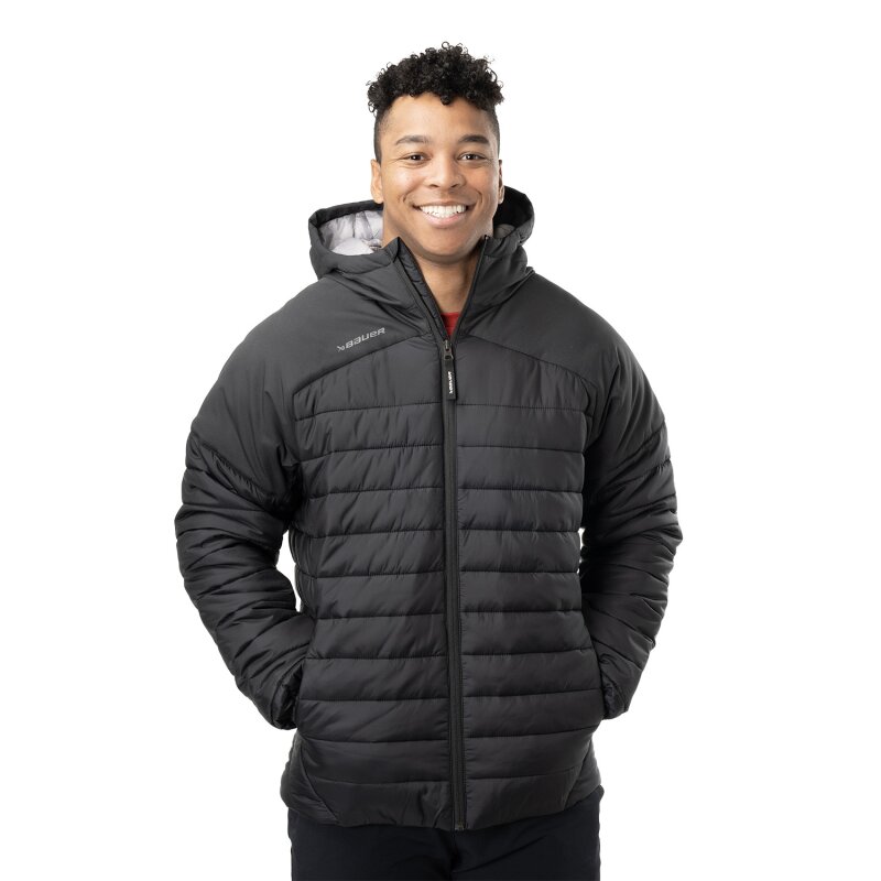 BAUER Team Puffer Jacke - schwarz - Sr.