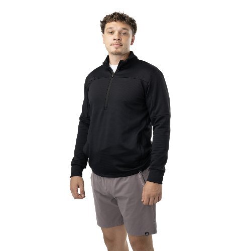 BAUER FLC Core Textured 1/4 Zip - schwarz - Sr.