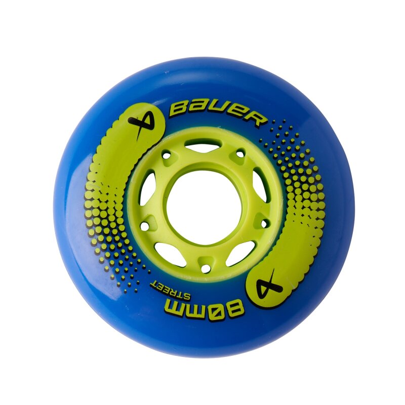 BAUER Inlinehockey Rolle Street - 72 mm/82A - 4er-Set