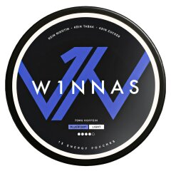 W1NNAS Energy Pouches - Blueberry Light