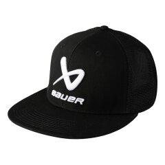 BAUER Core Flatbrim Cap - schwarz - Sr. OSFM