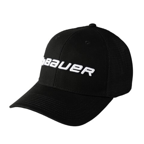 BAUER Core Adj. Cap - schwarz - Sr. OSFM