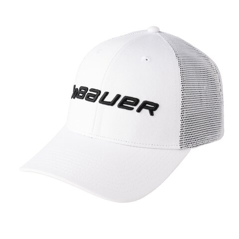 BAUER Core Adj. Cap - weiß - Yth. OSFM