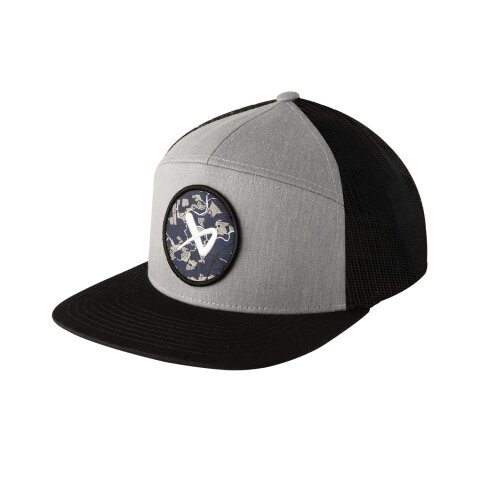BAUER Flat Brim 2 Tone Snapback Cap - Sr. Schwarz OSFM