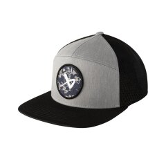 BAUER Flat Brim 2 Tone Snapback Cap - Sr. Schwarz OSFM