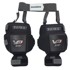 VAUGHN Torwart Knie- & Oberschenkelschtutz mit Strumpfhalter VX1 - Int. Schwarz OSFM