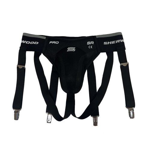 SHERWOOD Pro Jock Tiefschutz mit Strumpfhalter